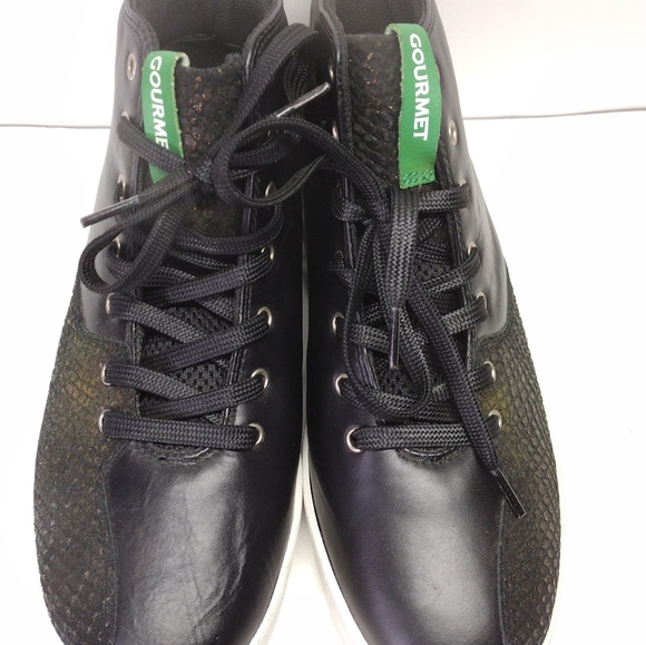 NFN Gourmet Quattro Skate 2 X Black Scale l Size 9.5 l Leather High Top l NWOT - Picture 10 of 13